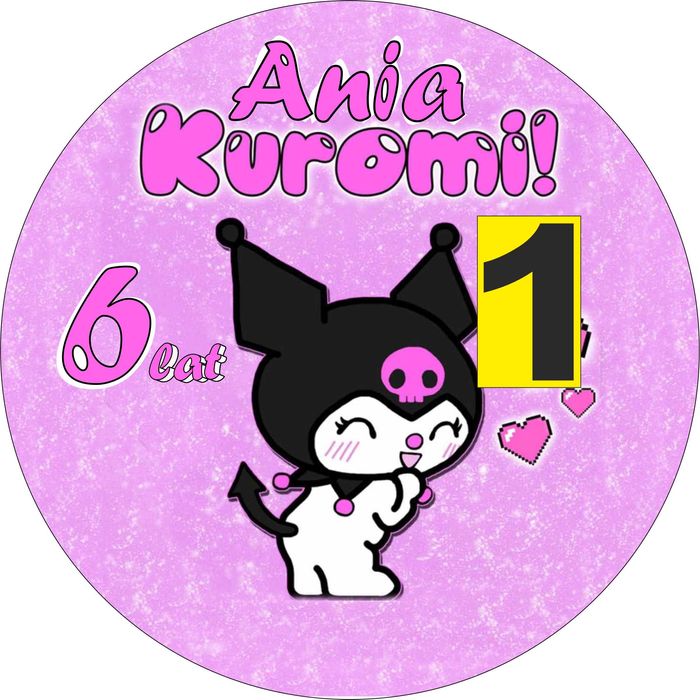 Pan Opłatek na tort - KUROMI