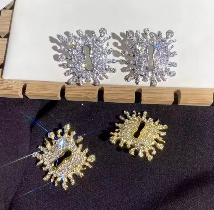 Набір сережки та кольє Schiaparelli трендове з камінцями