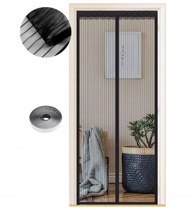 Magnetyczna Moskitiera Na Drzwi, 95 X 200 Cm