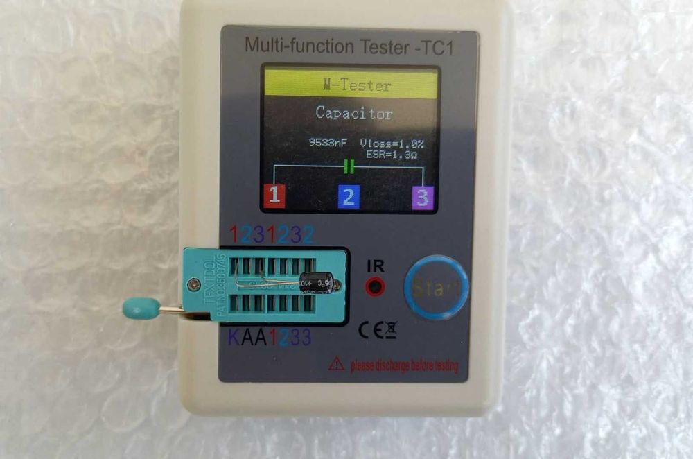 ТС-1 тестер полу проводников и радио элементов с цветным дисплеем