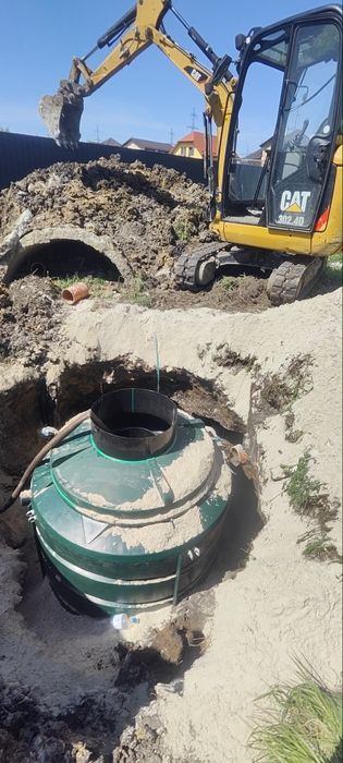 Зовнішня каналізація, септик, послуги мініекскаватора