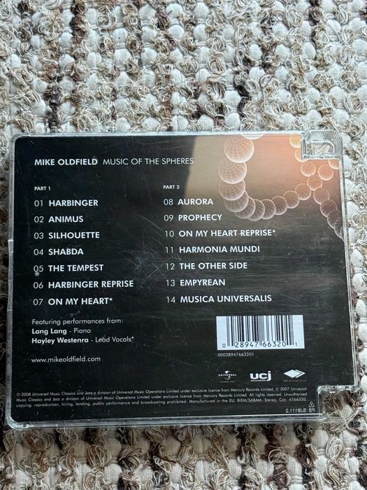 Mike Oldfield - Music of the Spheres (CD Original)