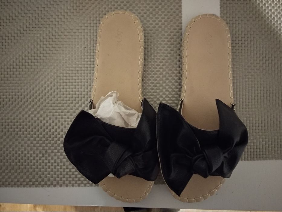Klapki espadryle z rafią