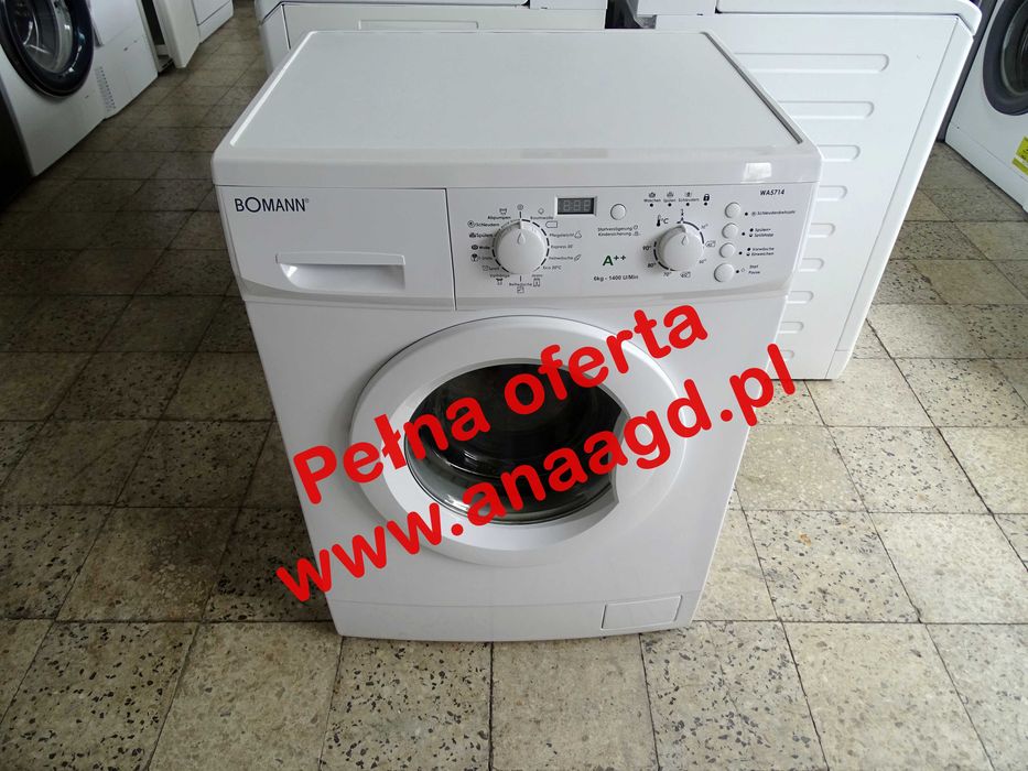 Pralka BOMANN A++ 6 kg głęb. 50 cm GWARANCJA! Duży Wybór AGD