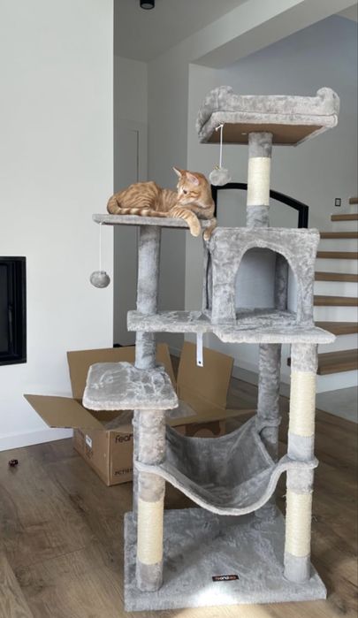 Drapak dla kota wysoki solidny 154 cm