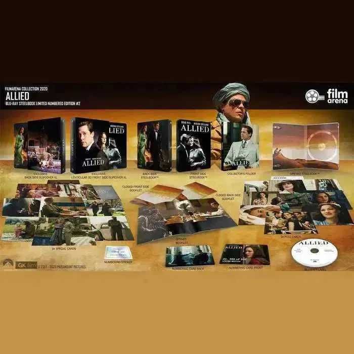 Steelbook Blu-ray Filmarena Exclusive Союзники / Расплата / Саботаж