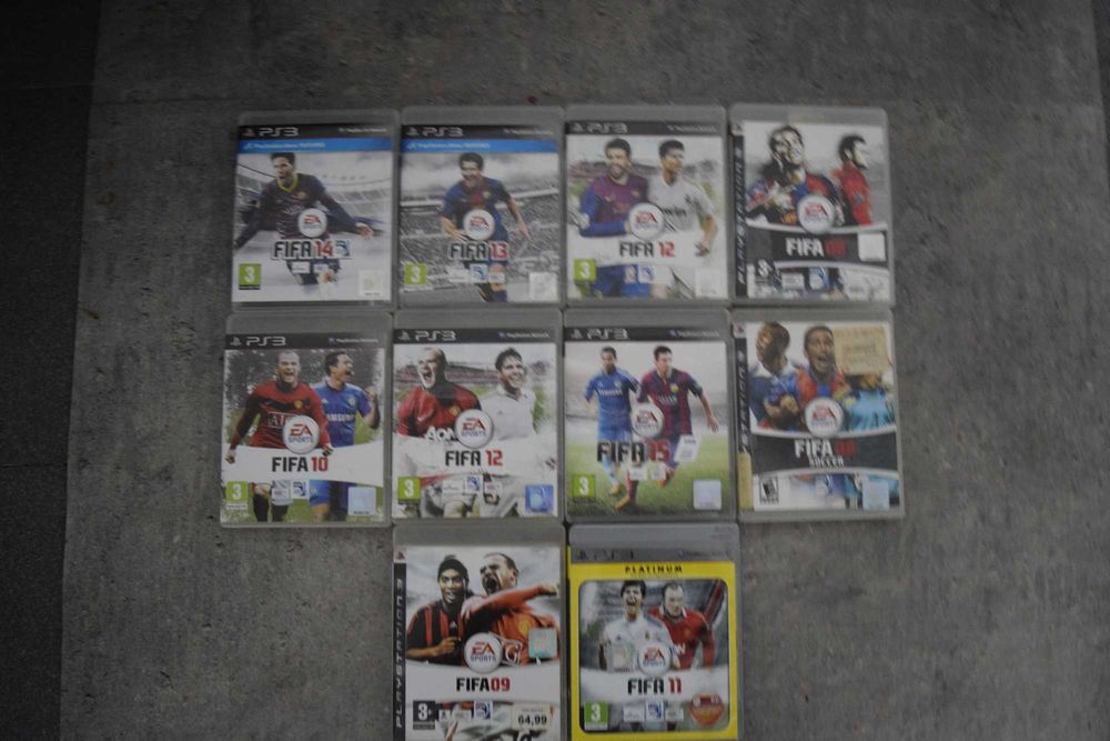 Gry PS3 FIFA Różne 10 Sztuk*Okazja*Olsztyn*Wysyłka
