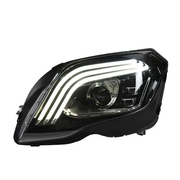 Mercedes-Benz GLK300 GLK260 X204 2008–2015 Reflektory Przednie LED DRL Dynamiczny Kierunkowskaz Komplet