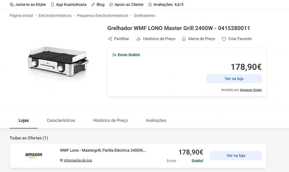 Grelhador eletric
