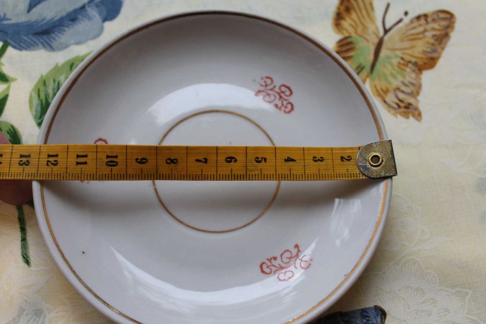 Блюдца маленькие в коллекцию старое Полонное 60-е гг 3 штуки