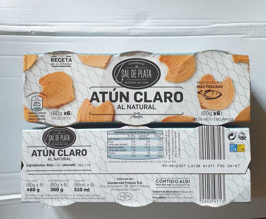 Тунець  Claro natural