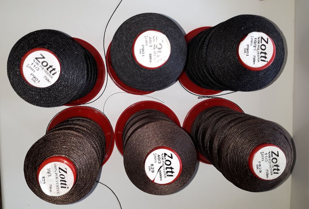 нитки для шитья кожи и других изделий