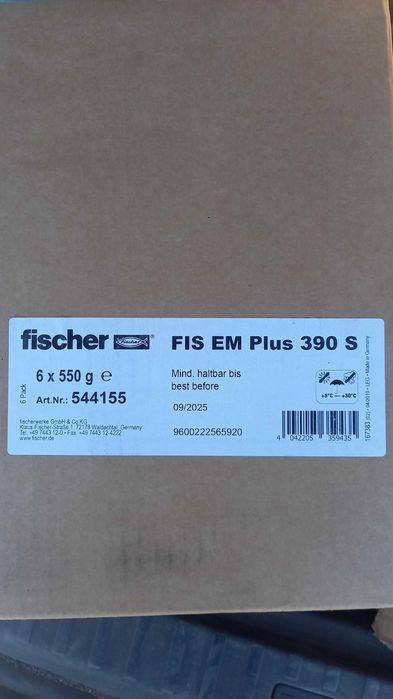 klej żywica Fischer