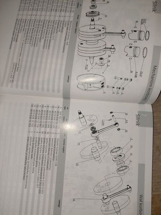 Instrukcja obsługi katalog czesci rama silnik jawa 350 ts