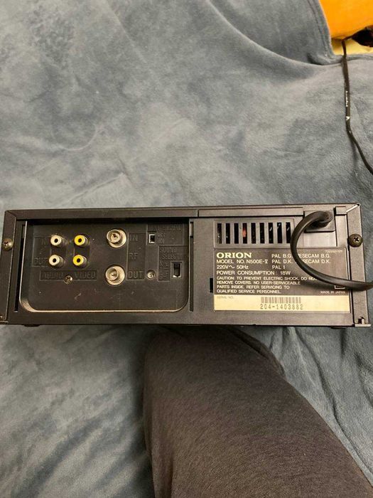 Легендарный видеоплеер VHS Orion N500E5 для коллекционера коробка и тд
