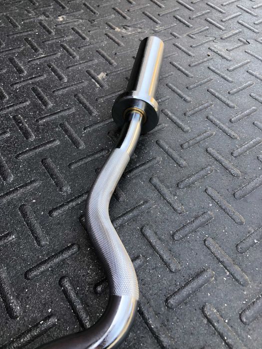 Gryf Olimpijski mocno łamany 120cm 50mm