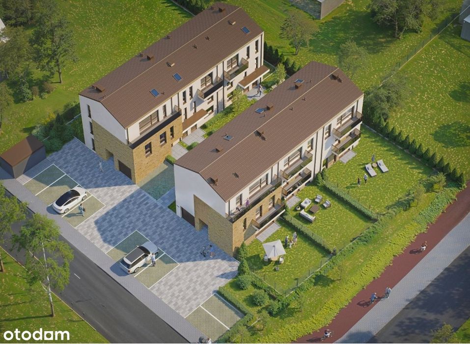 4 pok z garażem, 94m2 ogródkiem, bezczynszowe. Gotowe 2Q 2027r