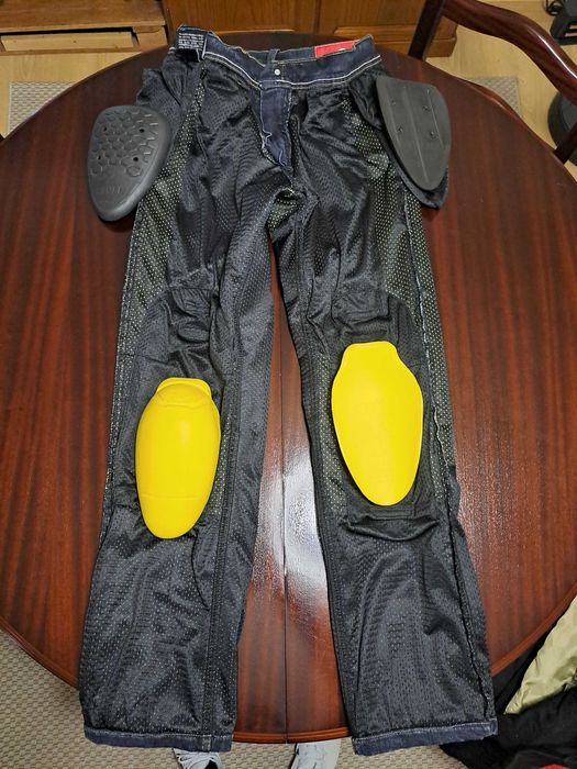 Calças ARMURE (Conrad blue) com proteções híbridas incluídas