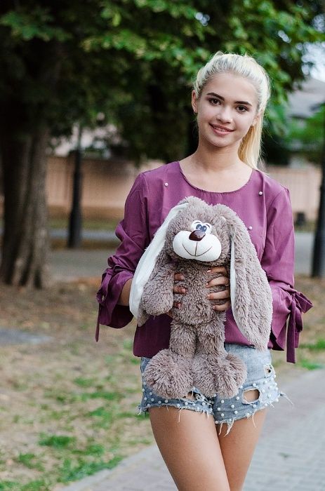 Зайчик Тотті 45 см! М'який кролик