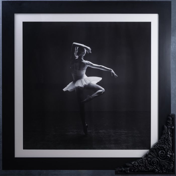 foto em moldura artesanal.