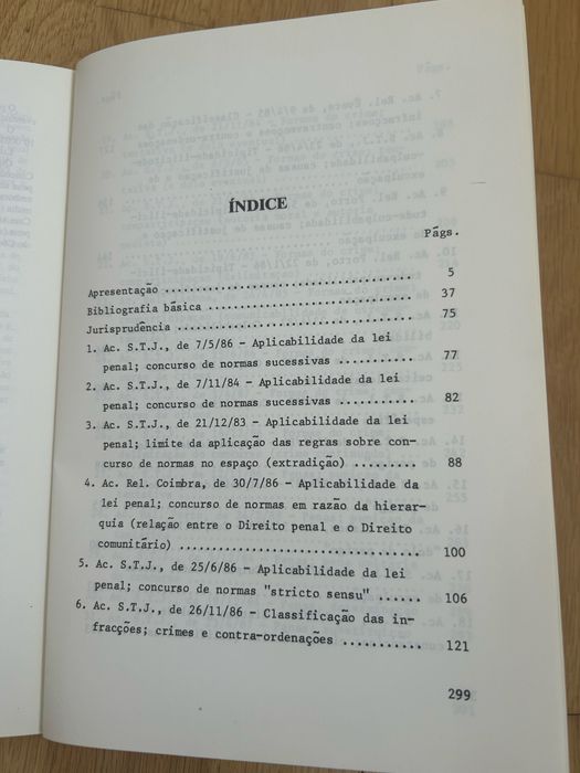Caderno de apoio às aulas práticas de Direito Penal