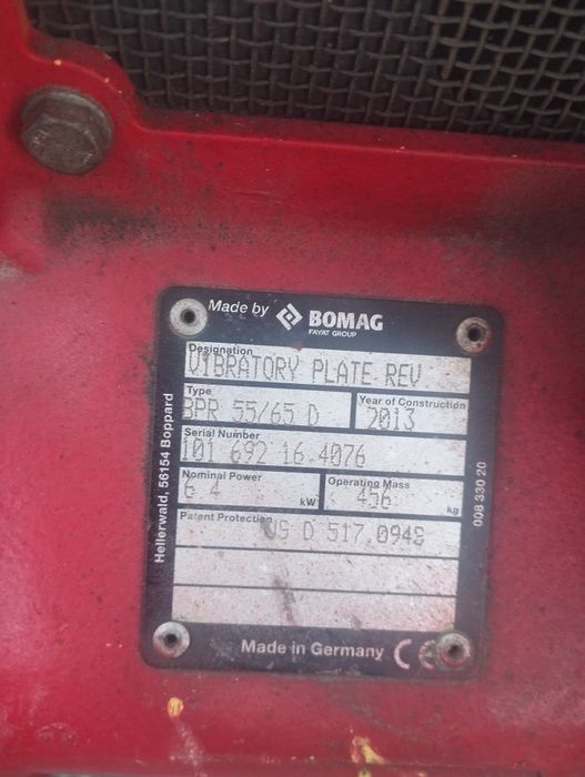 Zagęszczarka Bomag BPR55/65D
