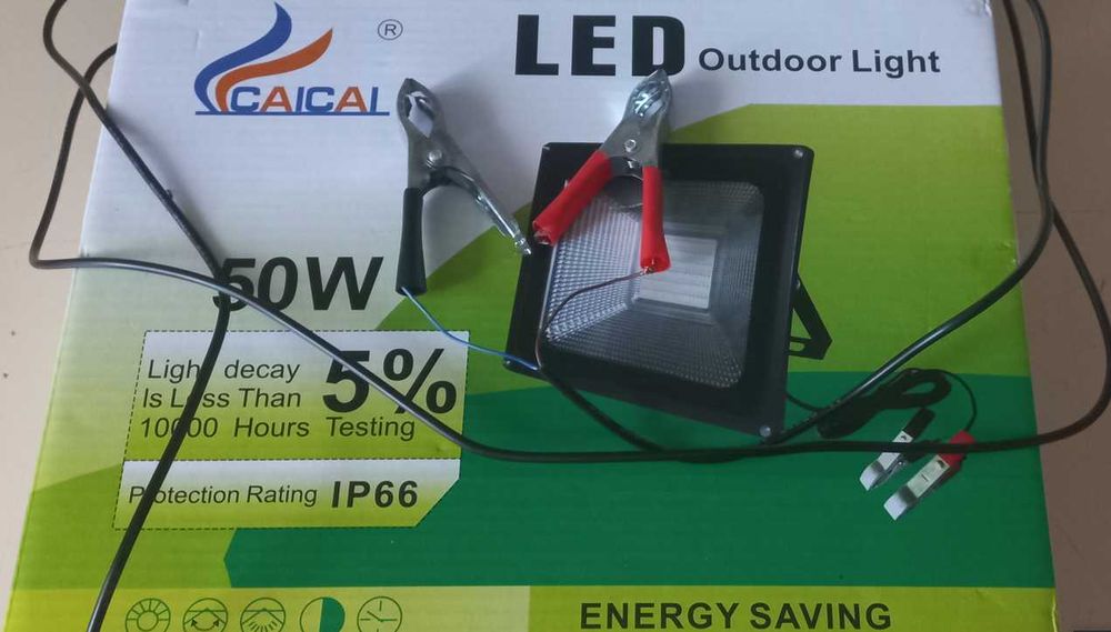 Прожектор аккумуляторный 12 в 50 вт