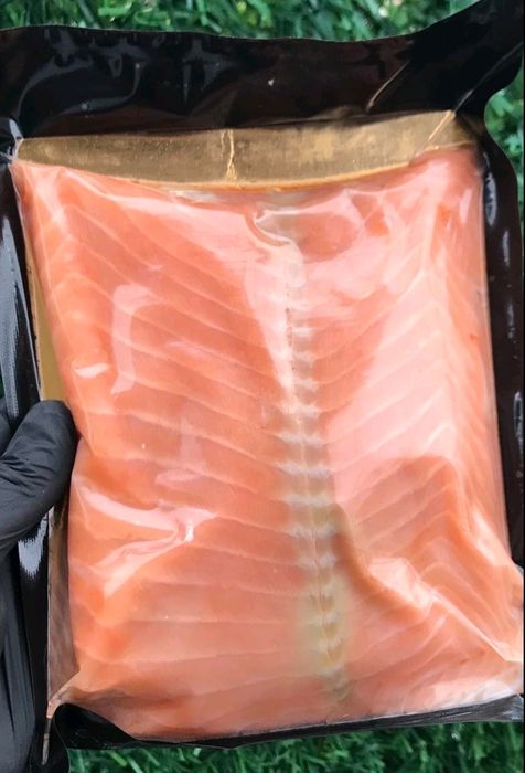 Лосось, сёмга, сьомга, тонкий филейный срез