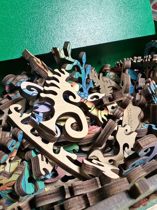 Пазли дерев'яні, Пригоди мінливого хамелеона