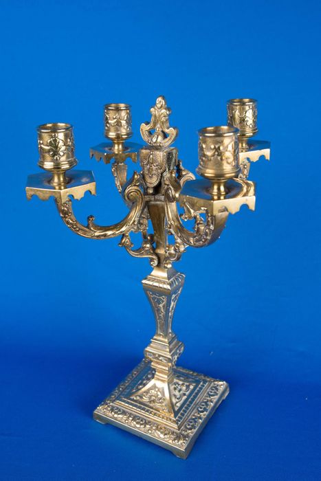 канделябри бронзові канделябры бронзовые пара подсвечники