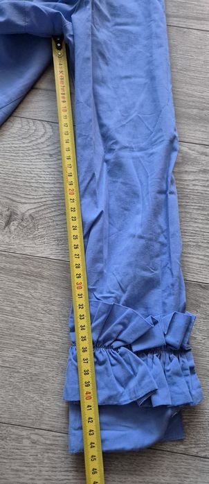 Oryginalna bluzka koszula Michael Kors r. S, falbanki na rękawach glam