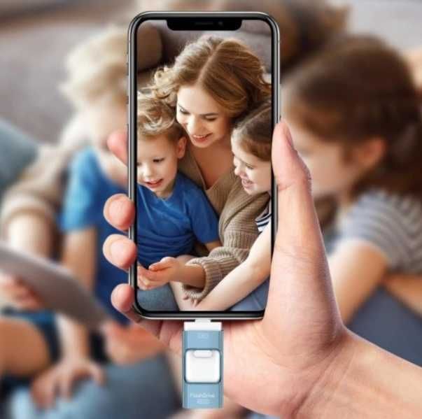 ROSPE Flash Drive Pendrive 128GB 3w1 Dysk Zewnętrzny