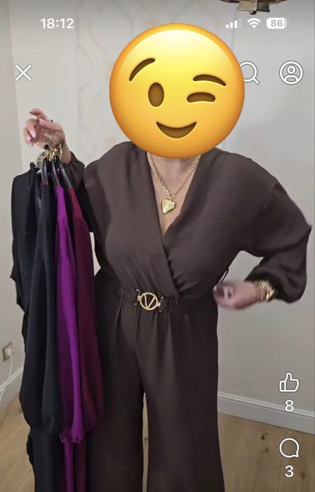 Kombinezon czekoladowy