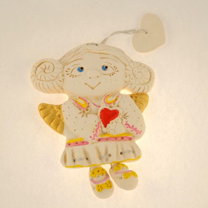 Глиняні підвіси ручної роботи на будь-яку подію, висота 13-14см