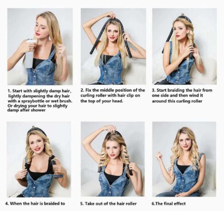 Fita para ondulação sem calor