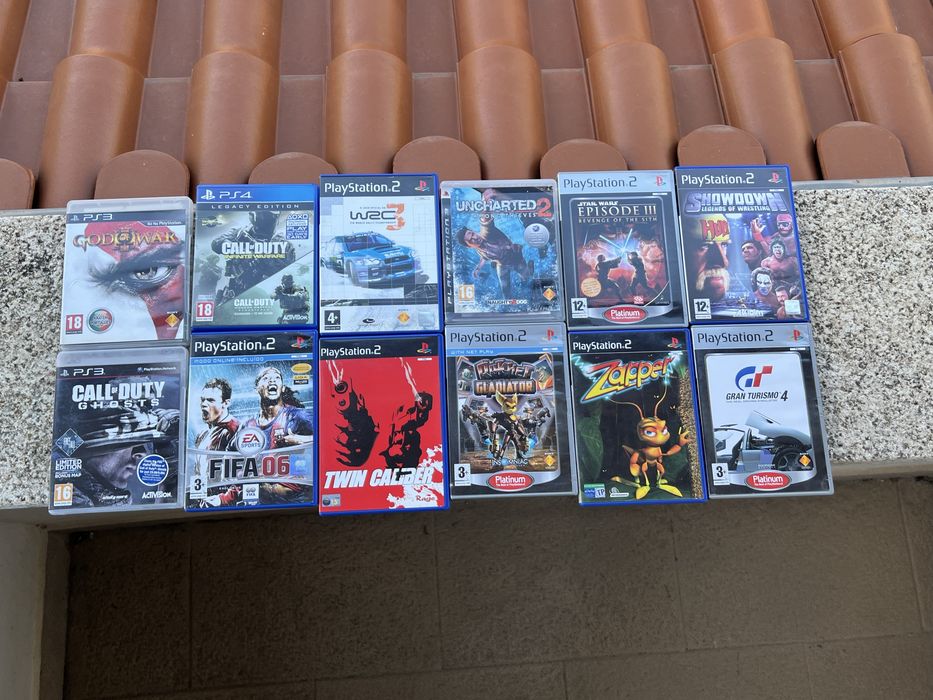 Vários Jogos PS2, PS3 e PS4 | Coleção Completa à Venda