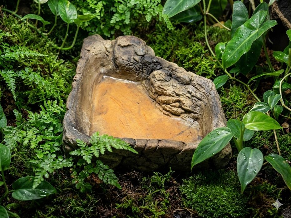 Miska do terrarium, miska narozna