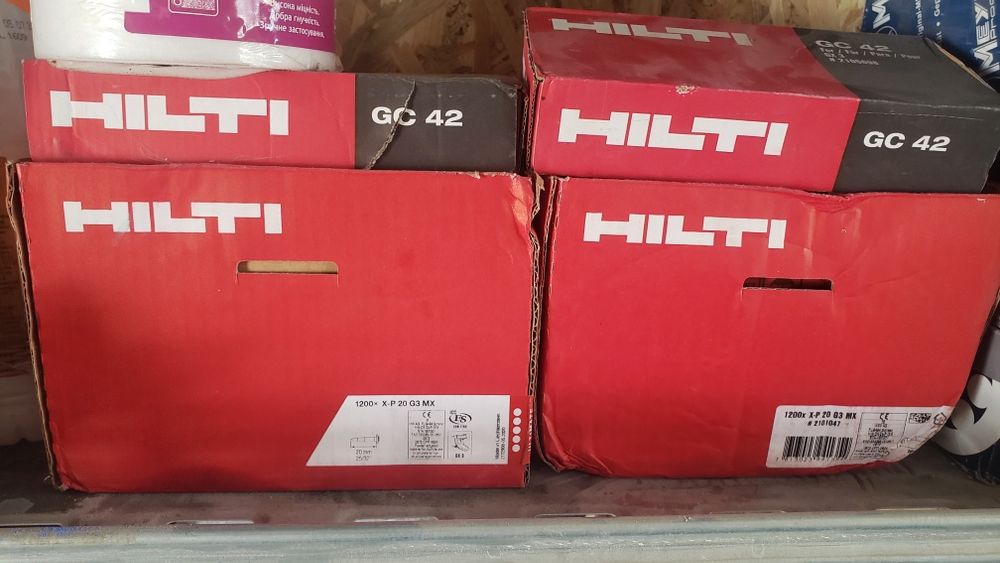 Хилти гвозди балон газовый