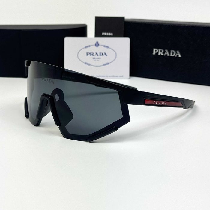 Сонцезахисні окуляри PRADA спортивного стилю безобідкові очки прада унісекс чоловічі жіночі окуляри