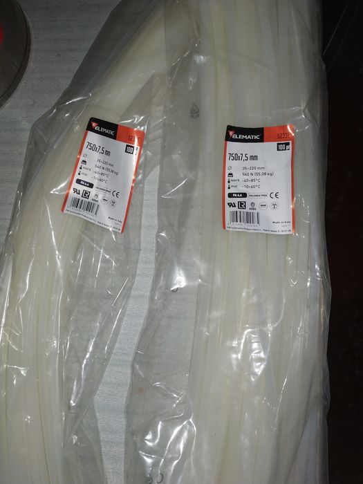 Стяжки (хомуты) пластиковые