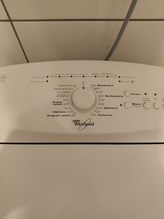 Pralka Whirlpool oddam za 1L whisky