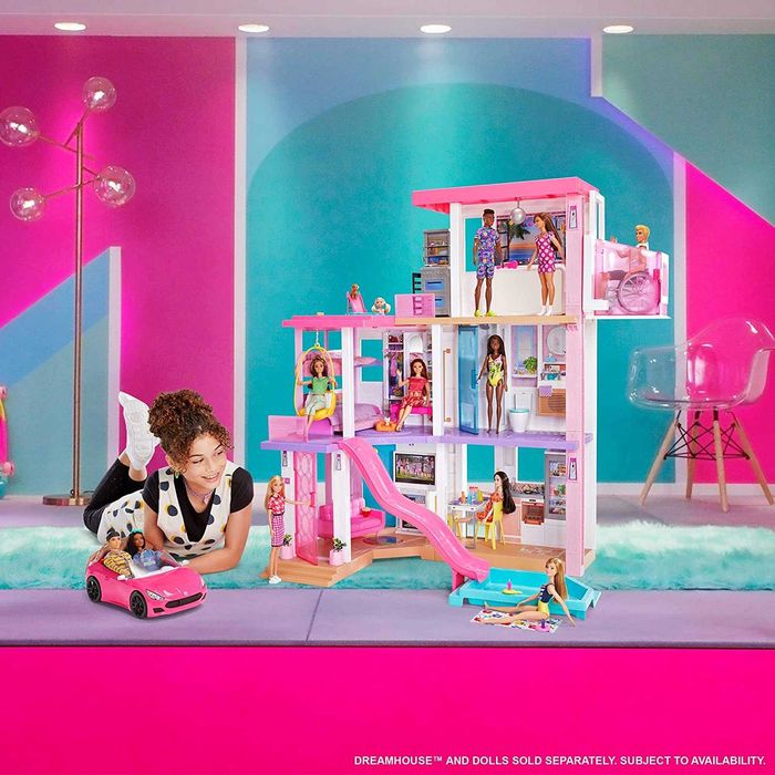 Carro Descapotável Desportivo Rosa da Barbie