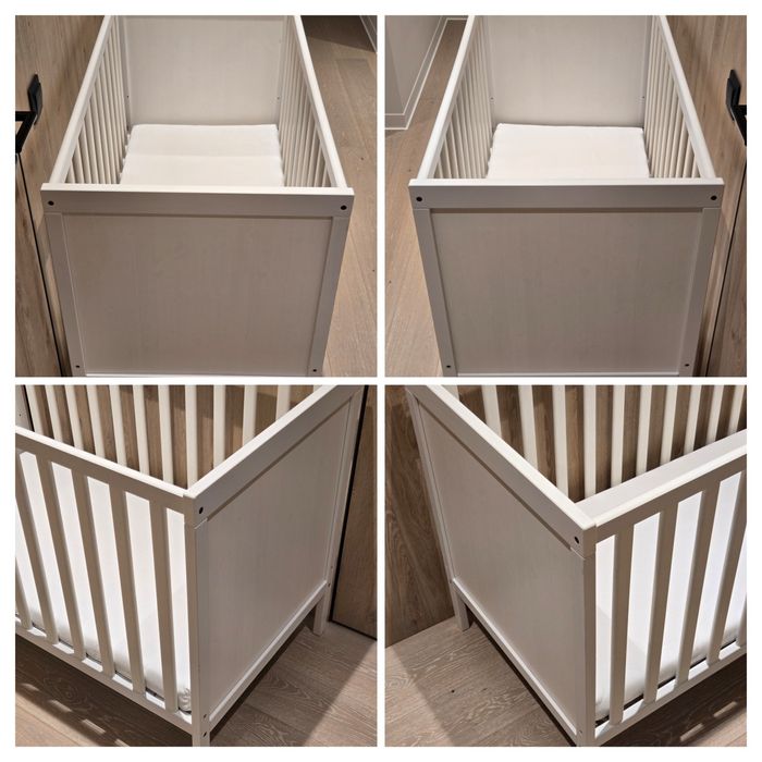 IKEA SUNDVIK 002.485.67 Дитяче ліжко + матрац IKEA SKÖNAST, 60x120 см