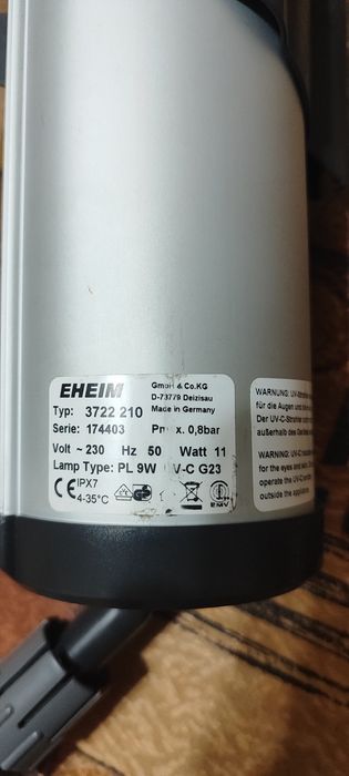 Продам  UV-стерилізатор Eheim для акваріуму  до 350 л