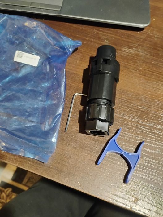 Złączka, konektor, wtyk AC 1-fazowy do inwertera 4-10mm2 50A DEVALAN