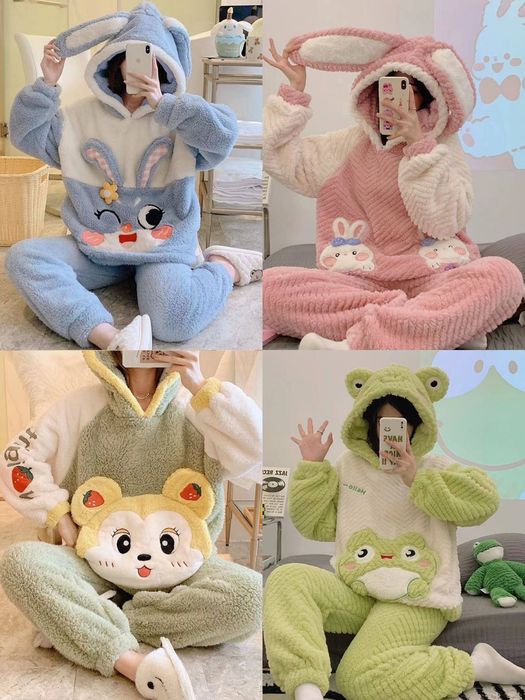 Теплі жіночі піжами L, XL, XXL