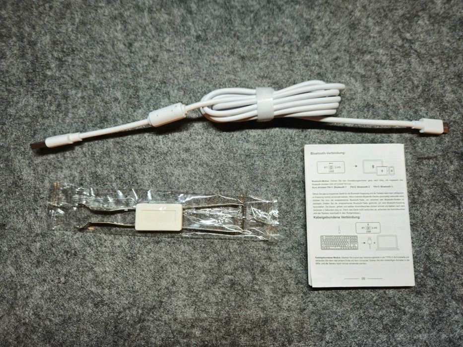Attack Shark X87 + KTT Kang White V3 (lubricados manualmente)