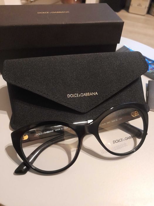Okulary korekcyjne oprawy DG dolce gabbana nowe z metką 3246 53czarne