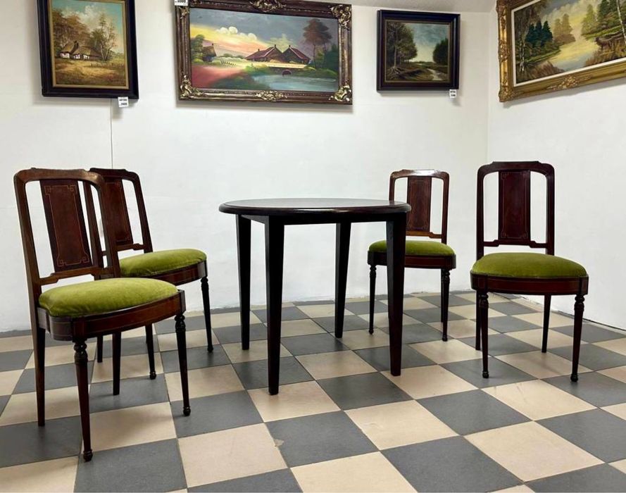 Стіл круглий  обідній стол   стулья Англія 2658