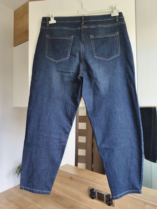 Spodnie jeansy granatowe nowe XXL/44/16 Betty Barclay